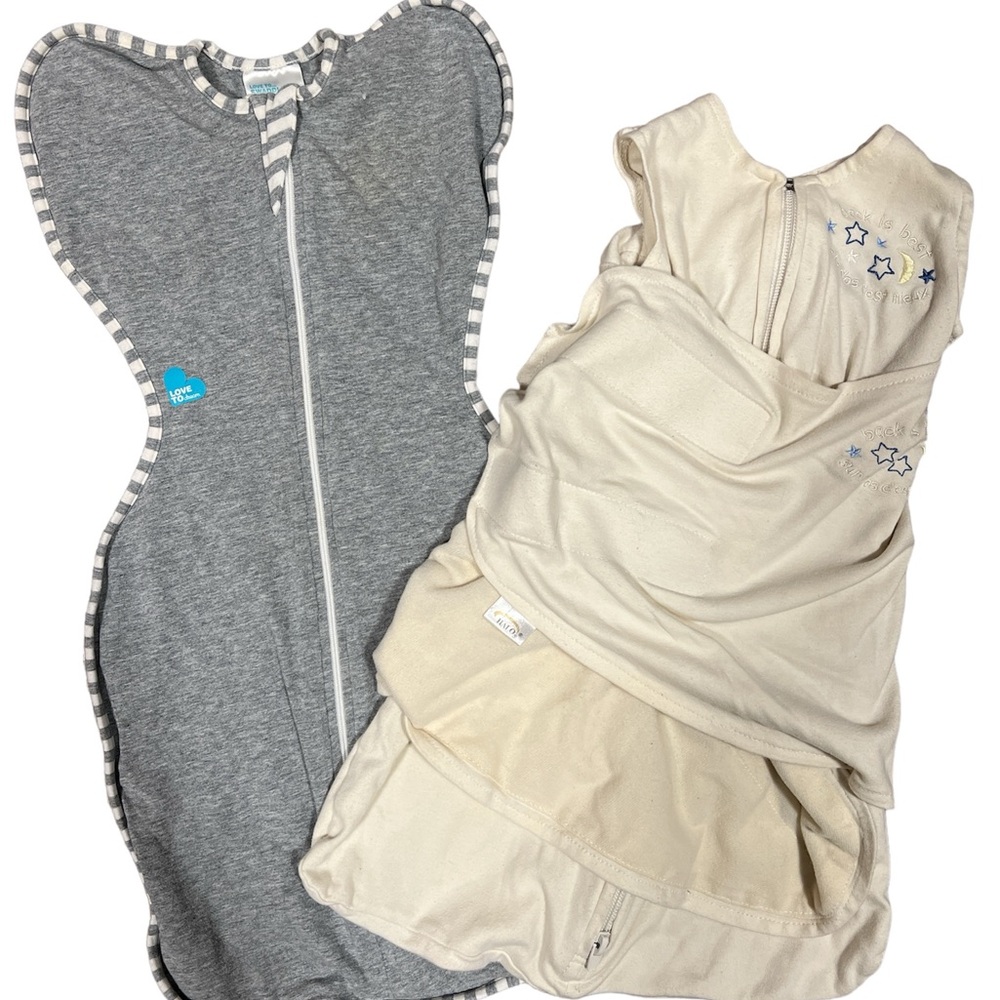 Two Newborn Swaddlers, Halo Sleep Sack, Love To Swaddle